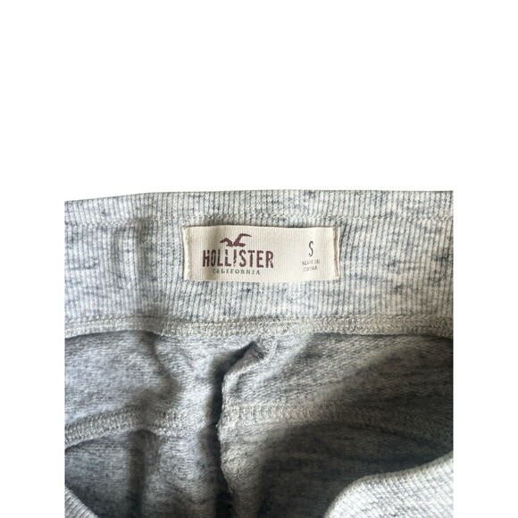 Hollister Women’s Gray White Jogger Sweatpants Stretch Comfortable Size Small - Picture 3 of 4